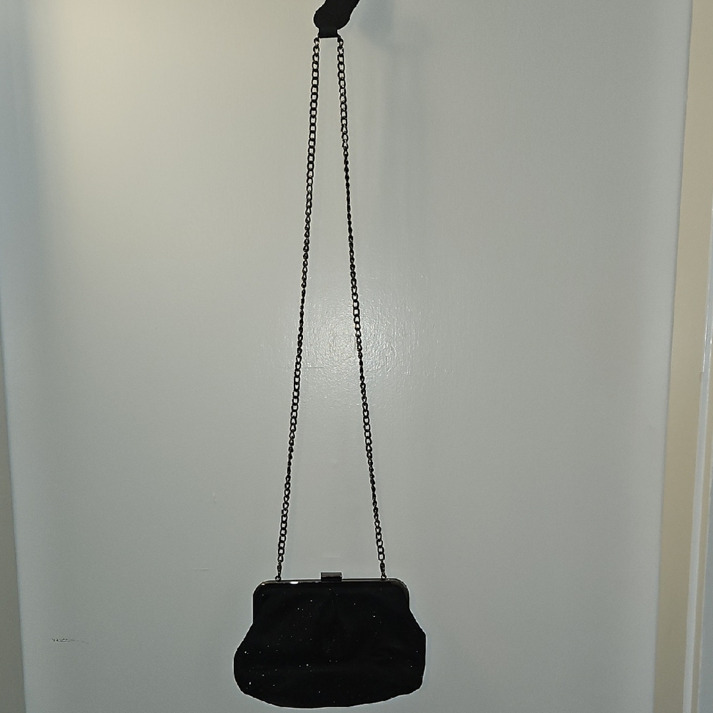 Elegant Black Chain Shoulder Bag